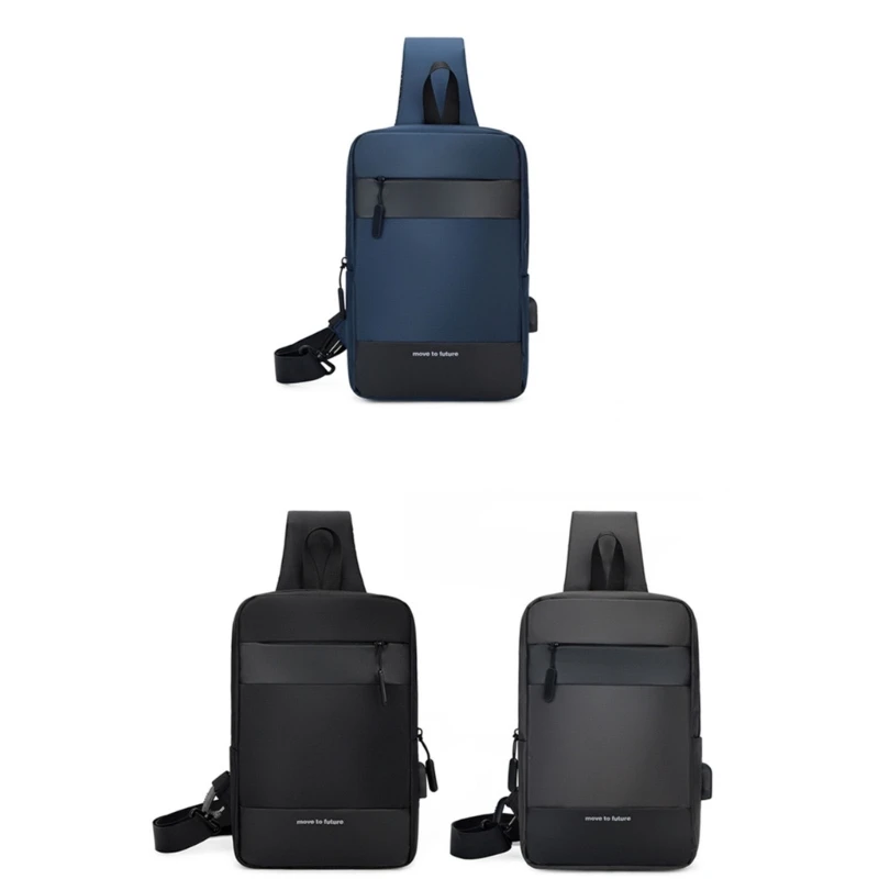

Sling Bag for Men Crossbody Bag Chest Bag Sling Bag with USB Charging Port