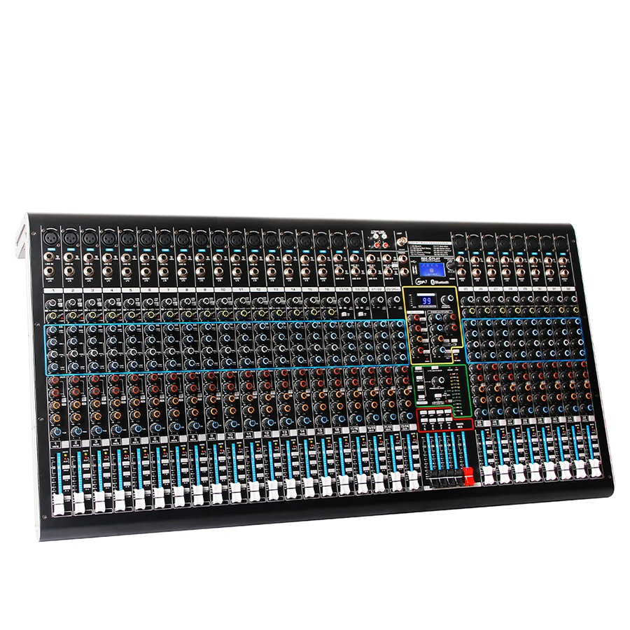 

Biner DX32C Professional audio mixer Built-in 99 Types of Digital Effects Digital Music 32 Channel Audio Console