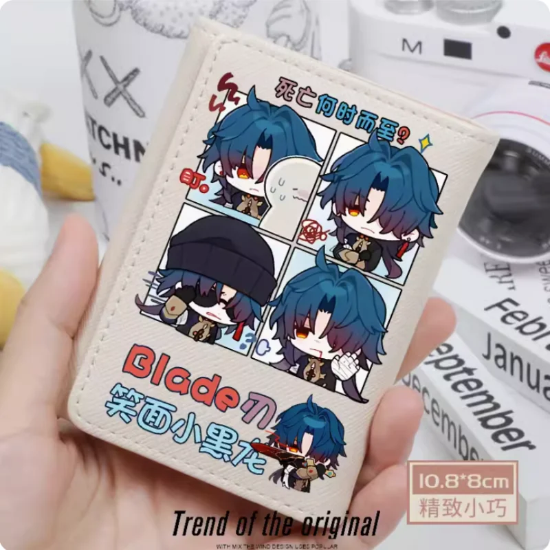 Anime Honkai: Star Rail Blade  Wallet Women Fold Bag Multi Card  Coin Pocket Holder Fashion Wallet Gift