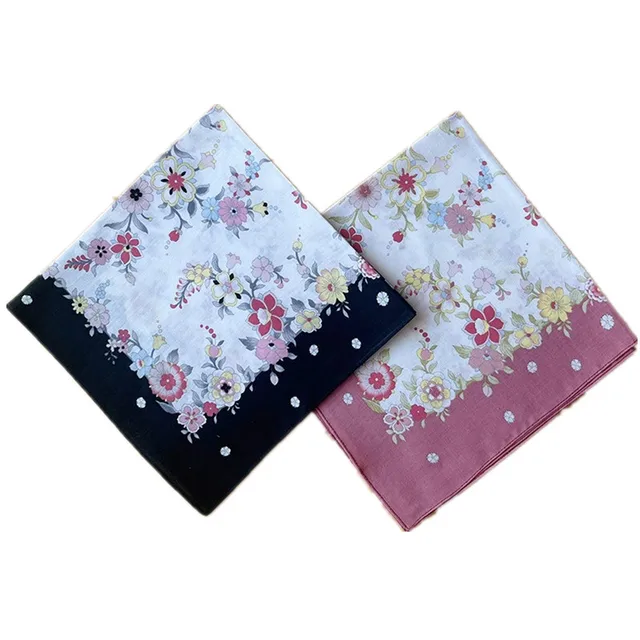 12 Fazzoletti In Cotone Donna - 28x28 Cm Riutilizzabili, Motivo Scozzese, Per Regali O Uso Quotidiano - Foto 8