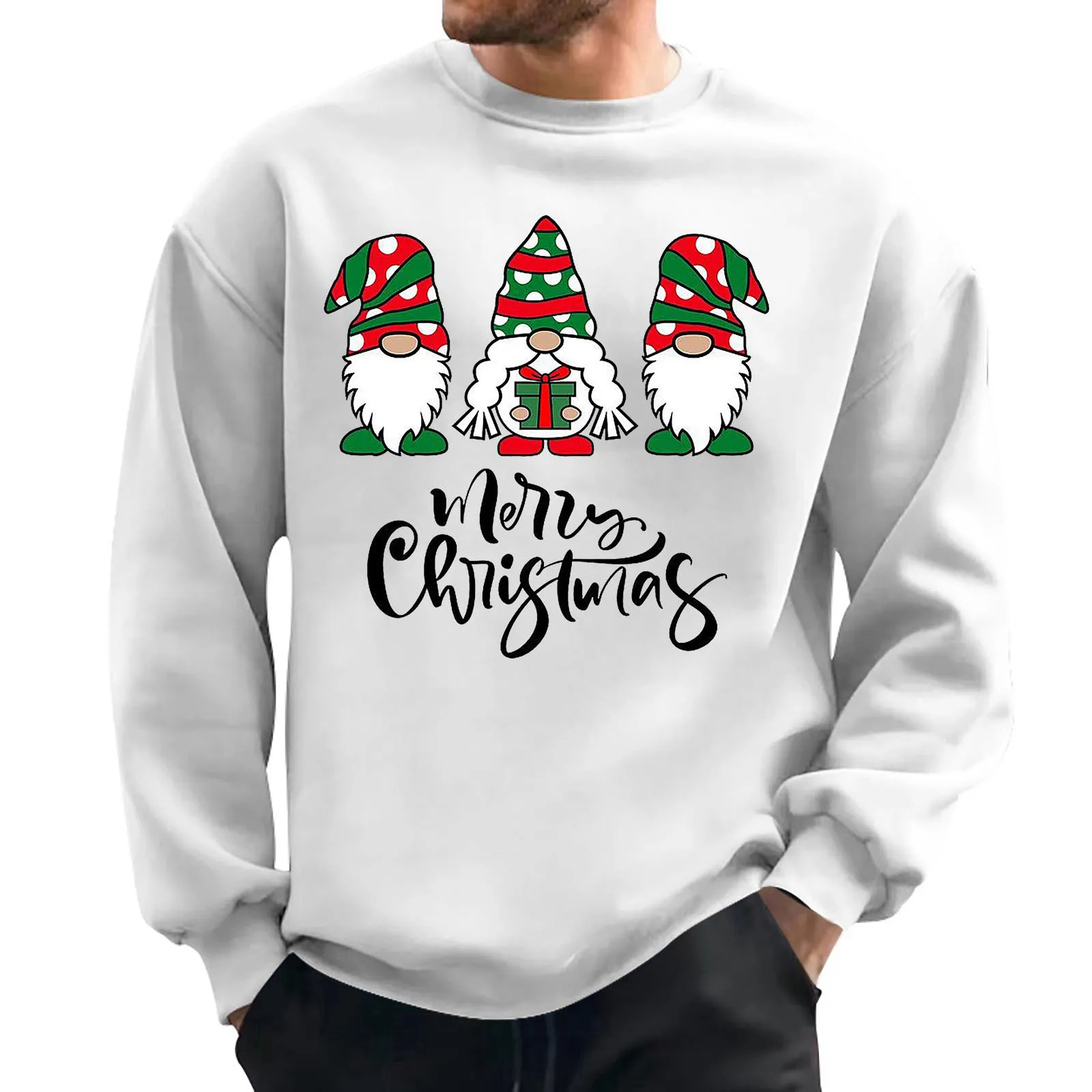 

Mens Hoodies Autumn Winter Christmas Print Long Sleeve Pullover Sweatshirts Fleece Oversized Y2k Clothes Xmas Hoodies Tracksuits