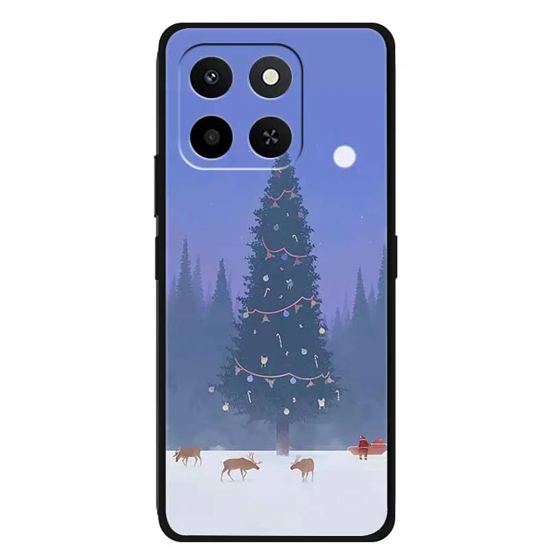 Festive Soft TPU Silicone Christmas Phone Case – Lovely Design