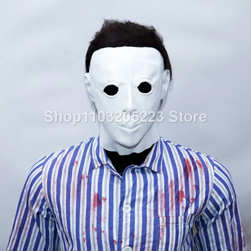 

Realistic Halloween Michael Miles full face mask, movie role-playing, creepy fabrication, realistic adult mask
