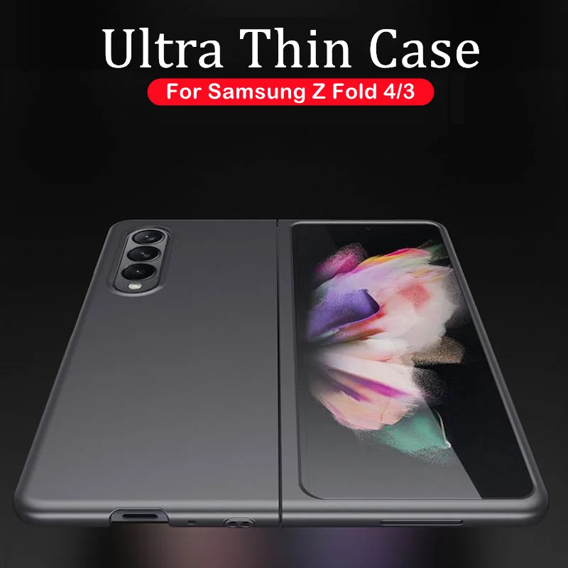 Custodia Ultra Sottile Per Samsung Galaxy Z Fold 4 Fold 3 5G Custodia Opaca In Plastica Dura Sottile Capa Per Galaxy Z Fold 4 3 Fold3 Cover