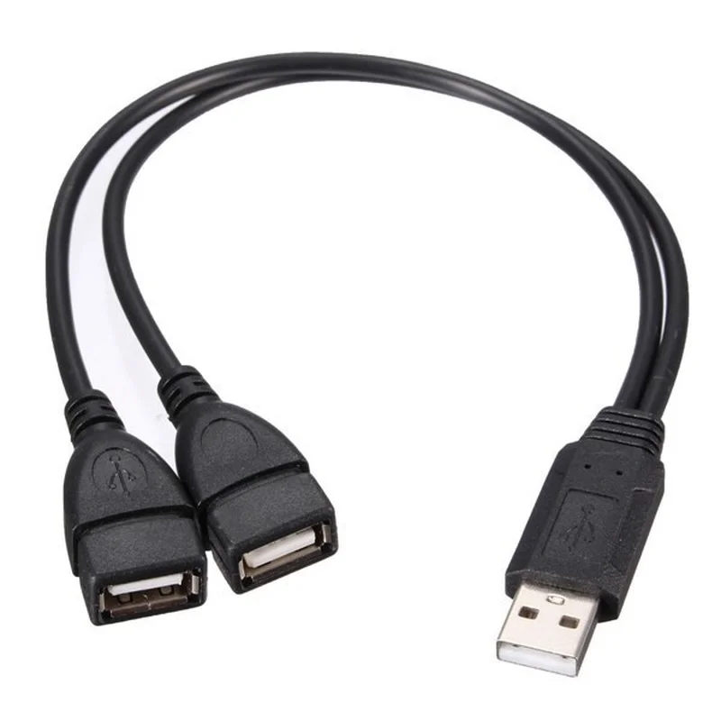 2 In 1 Usb2.0 Extension Cable Male To Female USB Data Cable Charging Cable for Hard Disk Network Card Connection