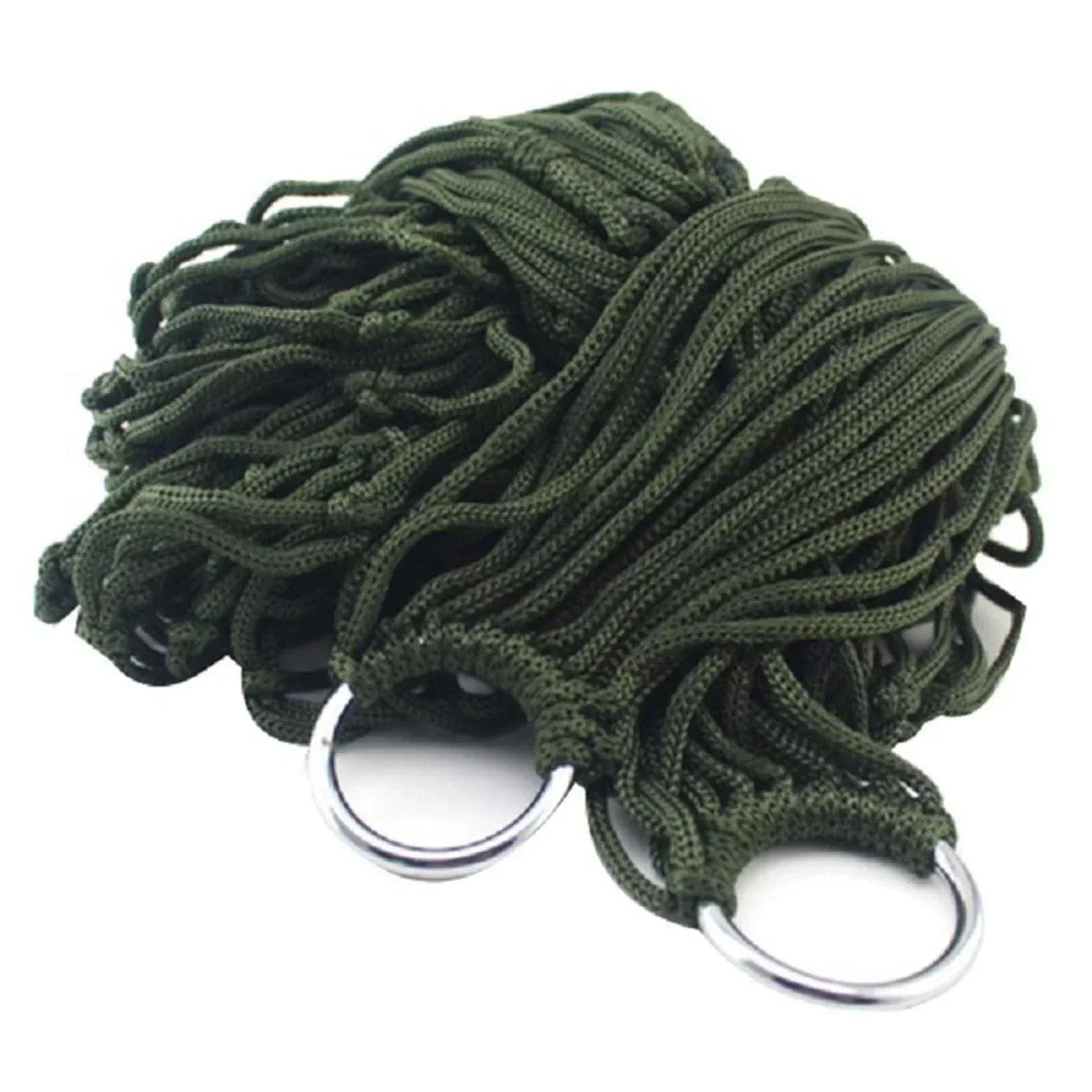 Garden Outdoor Thickened Nylon Rope Hammock Indoor Mesh Hammock Portable Simple Hammock Swing Chair 2