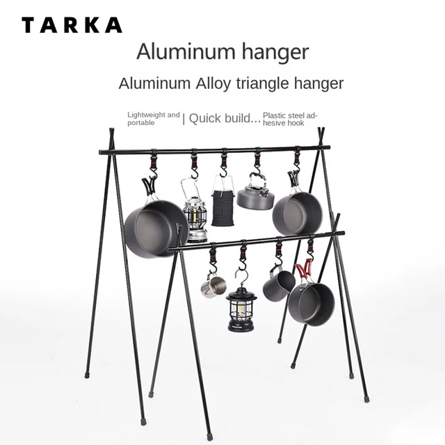 휴대하기 편리한 경량 알루미늄 합금 캠핑 선반