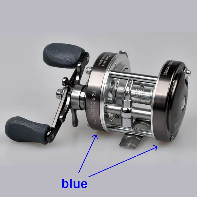 Deep Sea Boat Cast Drum Wheel Fishing Trolling Reel Full Metal No Gap Bait  Casting Reel CL60, CL60A