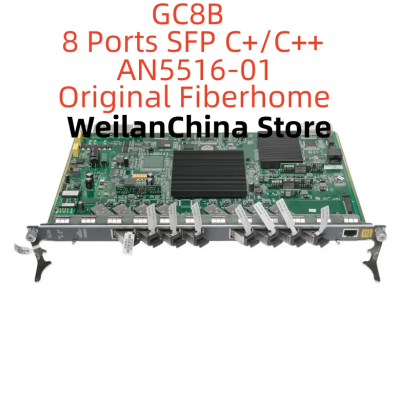 high inquiry xehf 16 ports business board card gpon epon 10gpon ftth xehf for olt ma5800 series communication equipment Original GPON PON Card GC8B 8 Ports SFP C+/C++ For Fiber-home  OLT AN5516-01 GEPON OLT Line Board