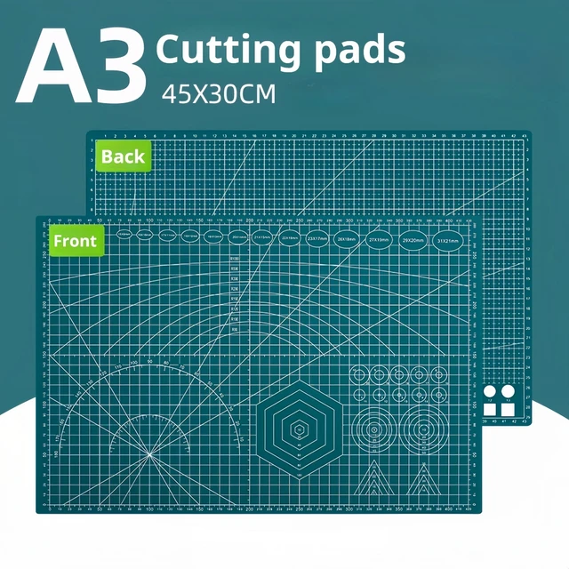 A3 A4 PVC Cutting Mat Double-Sided Self-Healing Board Patchwork Tools DIY Manual Craft Artist Cutting Knife Racket Kit 1