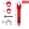 8 In 1 Multifunctional Sink Wrench Water Pipe Faucet Bathroom Installation Special Plumbing Water Heater Spanner Repair Tool 6