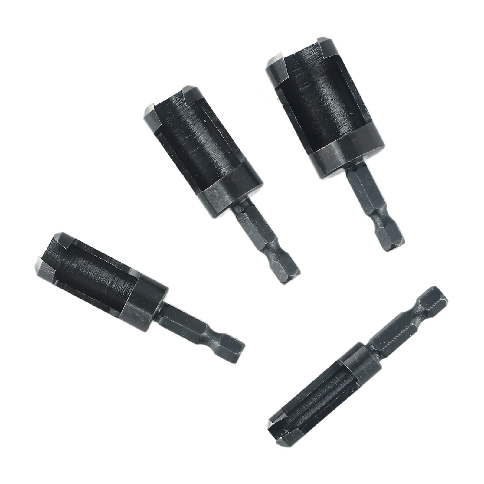 

4Pcs/Set Drilling Wood Plug Hole Drill Bits Drill Bits Plug Hole Cutter Cutting Power Tool Dowel Woodwork Shank
