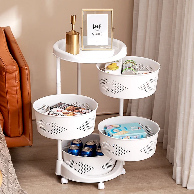 슈와츠코리아의 이동식 수납 원형 트롤리: 주방과 생활 공간에 질서 정하기