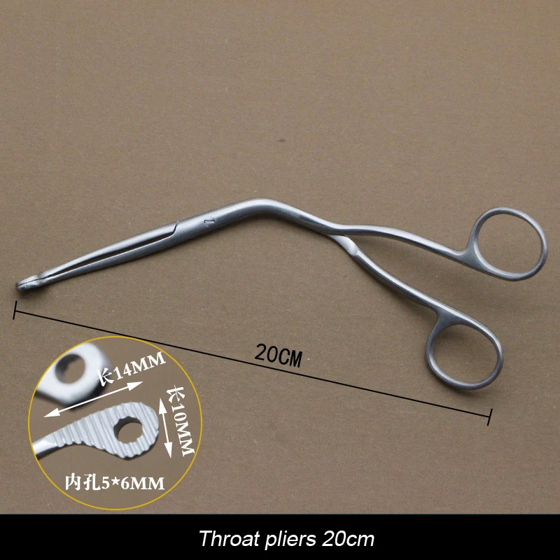 Surgical Instruments 1pcs Magill Forceps Laryngeal Forceps Stainless Steel Plastic Surgical Instruments Throat pliers