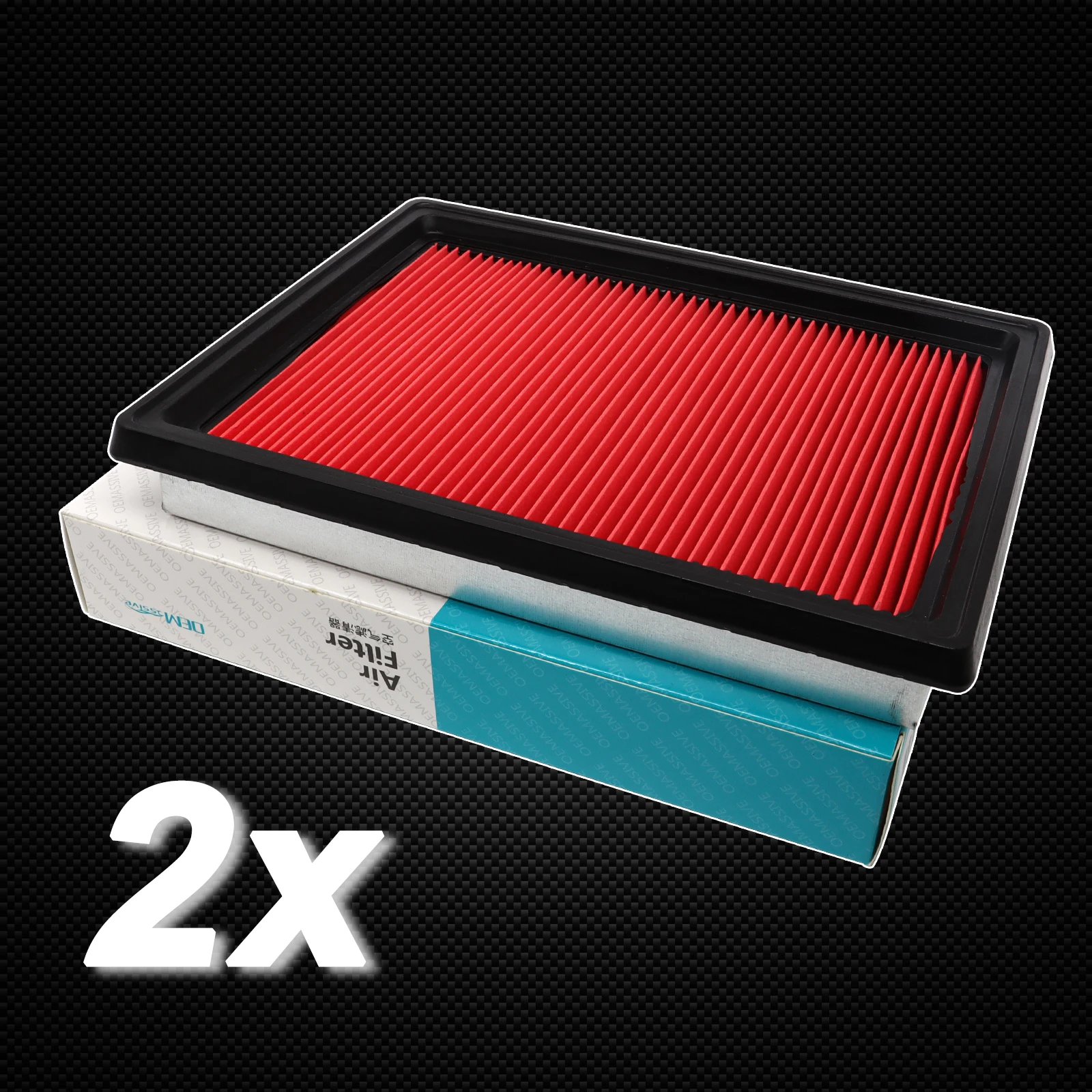 For INFINITI FX35 FX37 FX50 QX70 S51 NISSAN JUKE CUBE QTY2 Engine Air Filter Car Parts 16546-30P00 17220-P2F-A01 Car Accessories