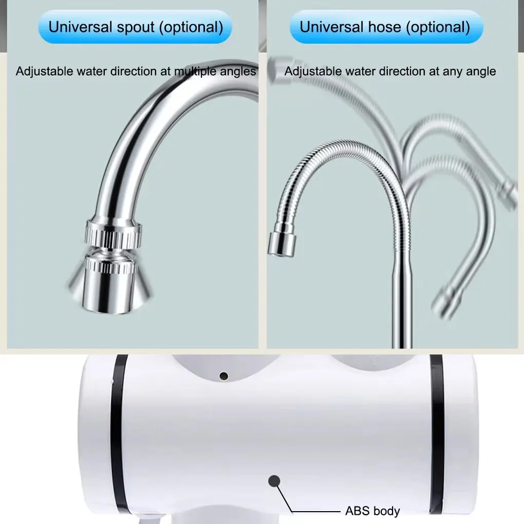 2025 New Electric Faucet Water Heater Temperature Display Instant Hot Water Heaters Kitchen Tankless Water Heating Machine 3