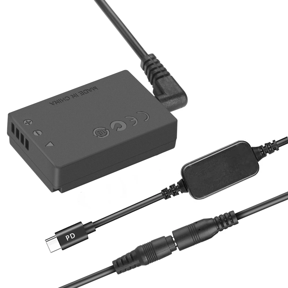 Dr-E12 Ack-E12 Lp-E12 Lpe12 Batteria Fittizia E Cavo Dc Power Bank Type-C Per Caricabatterie Canon Eos M M2 M10 M50 M100 M200
