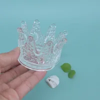 Cosmetic Egg Storage Box Beauty Sponge Stand Glass Storage Case Makeup Blender Puff Holder Empty Cosmetic Transparent Puffs Box 2
