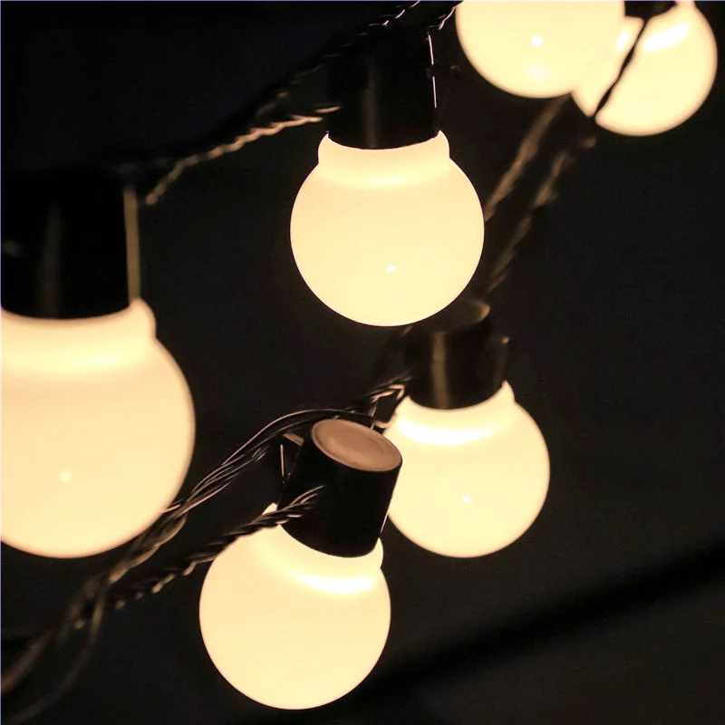 

Festoon Led Globe Fairy String Lights Street Bulb Lamp Party New Year Garden Holiday Wedding Decoration Christmas Lights Outdoor