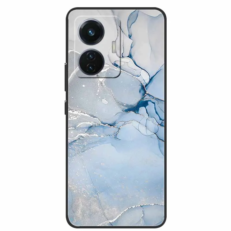 Elegant Marble Soft Silicone TPU Back Case - Shockproof Phone Cover