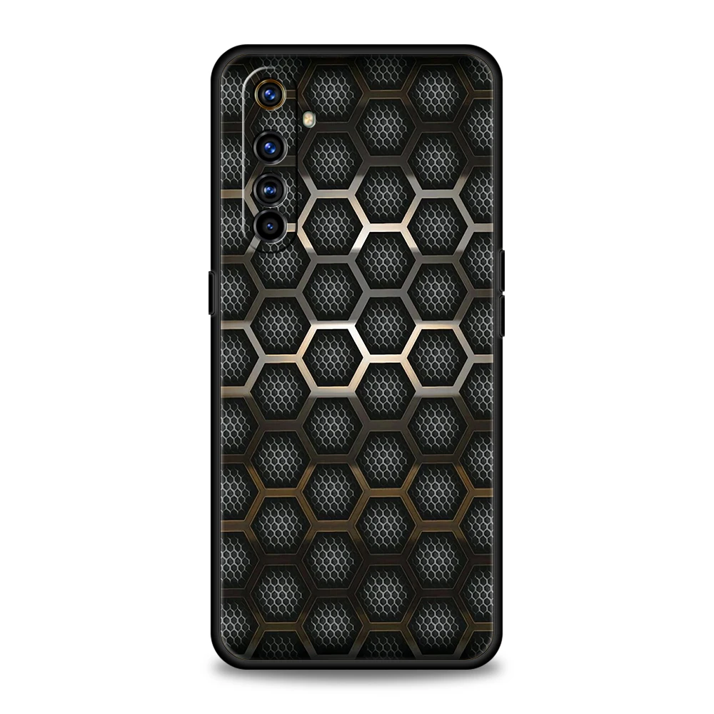 Stylish White Honeycomb Soft TPU Phone Case Cover