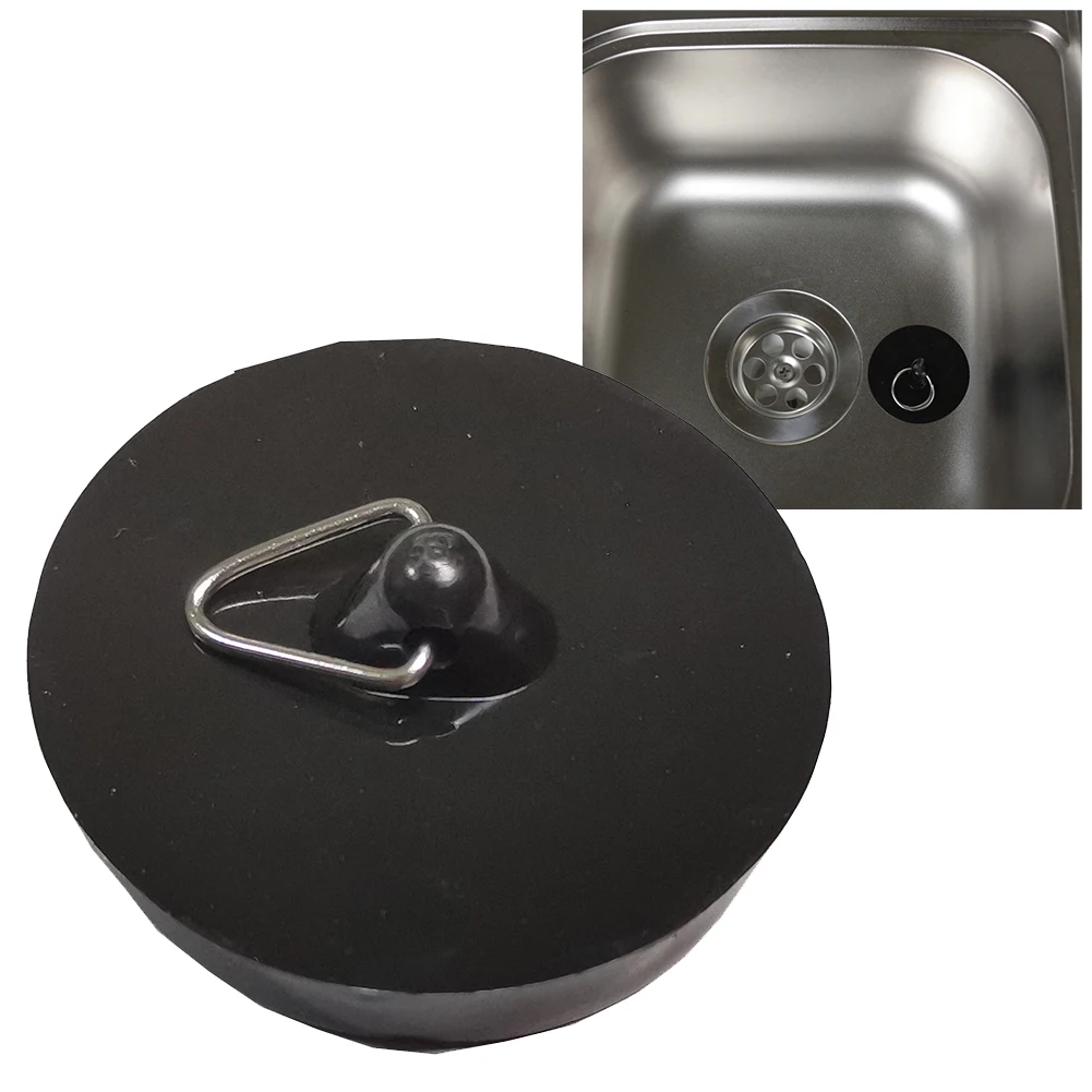 Bathroom Sink Plug Drain Seal Plug Bathtub Stopper Bathroom Water Stopper Rubber Drain Stopper 45.6mm Diameter Sink Plug Replacement For Bathtub Kitchen Sink Bathroom Laundry Sinks Replacement Accessory