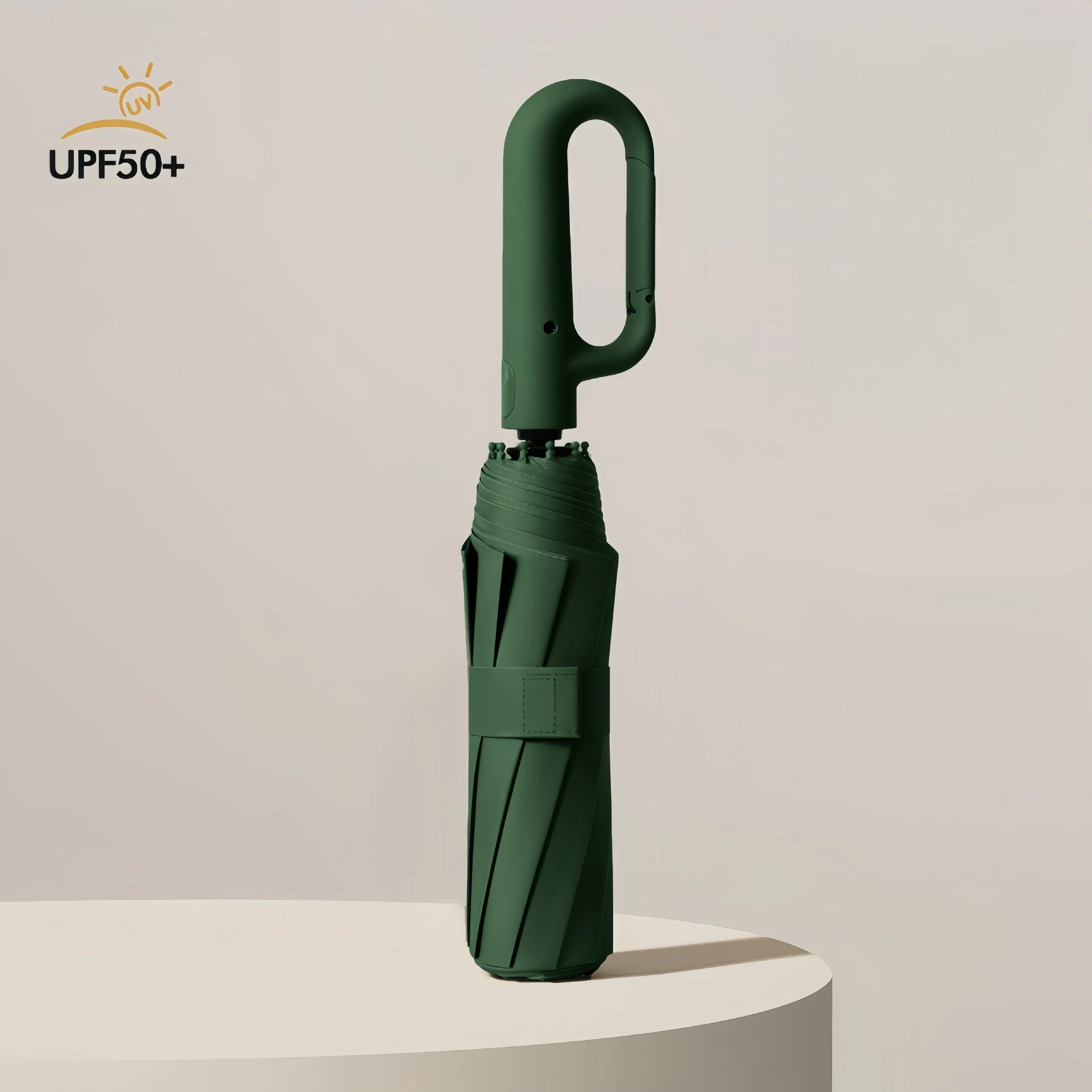 Deluxe Windproof Automatic Folding Umbrella - 20-Bone Reinforced Design with Large Ergonomic Handle