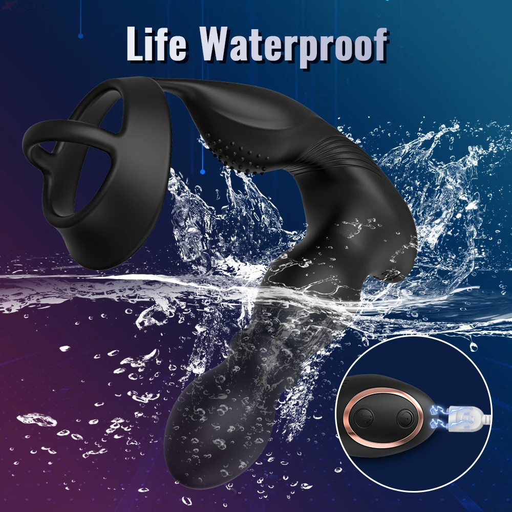 App Gesteuerter Prostata Massager Für Männer Vibrationsspielzeug_voghion.com