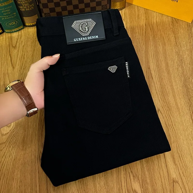 Черные джинсы мужские Новинка 2024