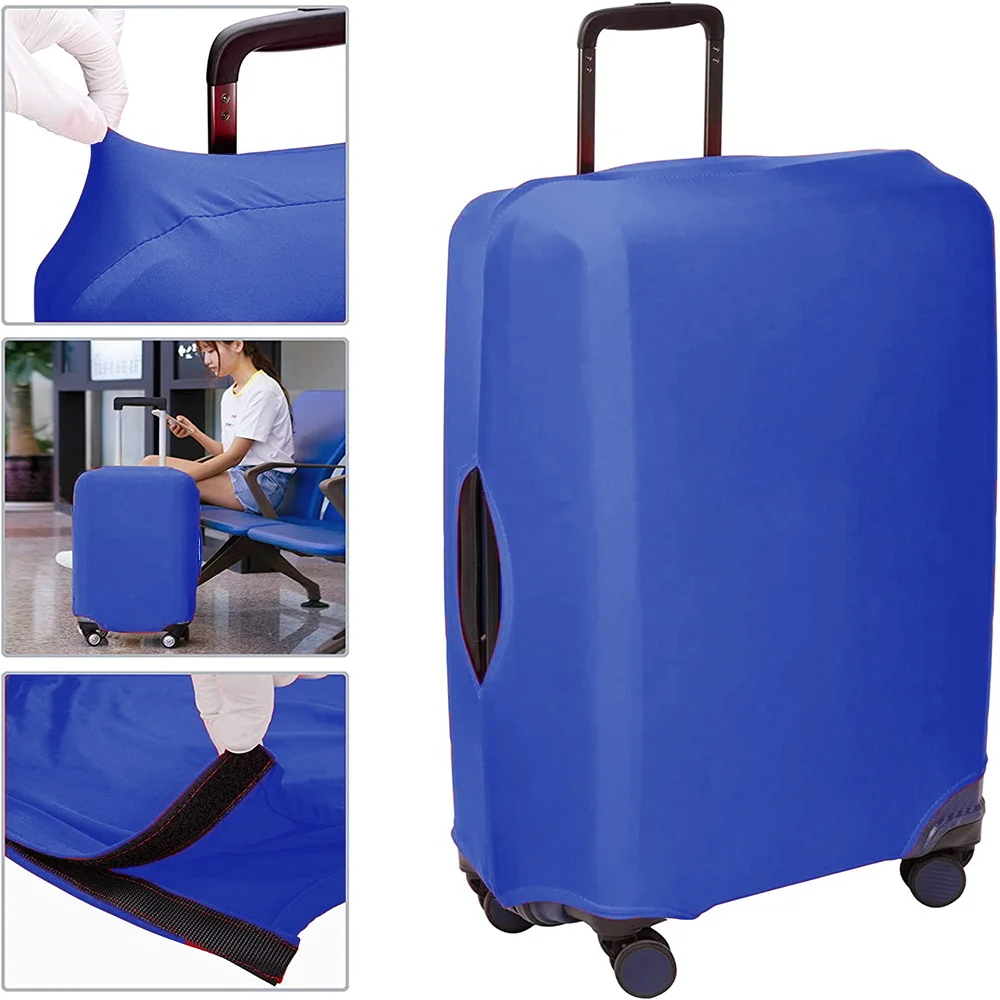 Luggage Cover Elasticity Dust-proof Travel Accessory Covers Apply To 18-32 Inch Suitcase Daisy Print Trolley Protective Case2023 4