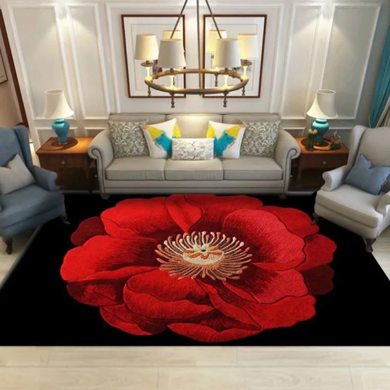 

Modern Home Decoration Living Room Carpet Retro Bedroom Carpets Corridor Non-slip Anti-fouling Rugs Living Room Decoration Mat