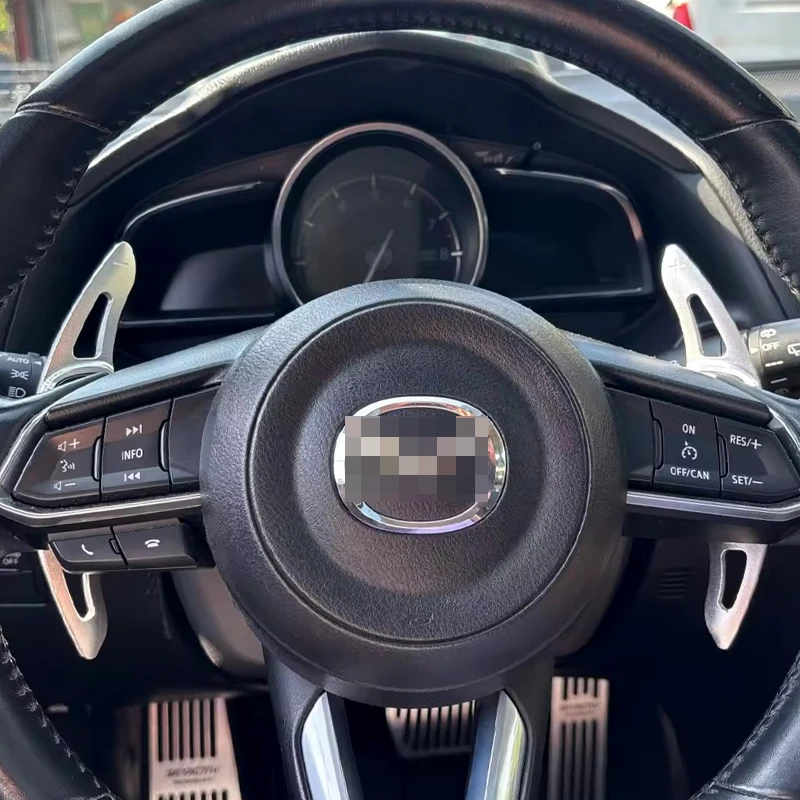 마쯔다 2 3 6 CX-3 CX-4 2013 CX-5 2016 2017 2018 MX-5 아텐자 악셀라 2014-2018 차량용 스티어링 휠 시프트 패들 알루미늄 DSG