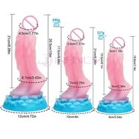 Analdildo, leuchtendes Sexspielzeug für Frauen, Dicktier/Monster, Pferdedildos, Silikon, weicher Analplug, Sextoys für Erwachsene, Drachenpenis ab 18 Jahren 5