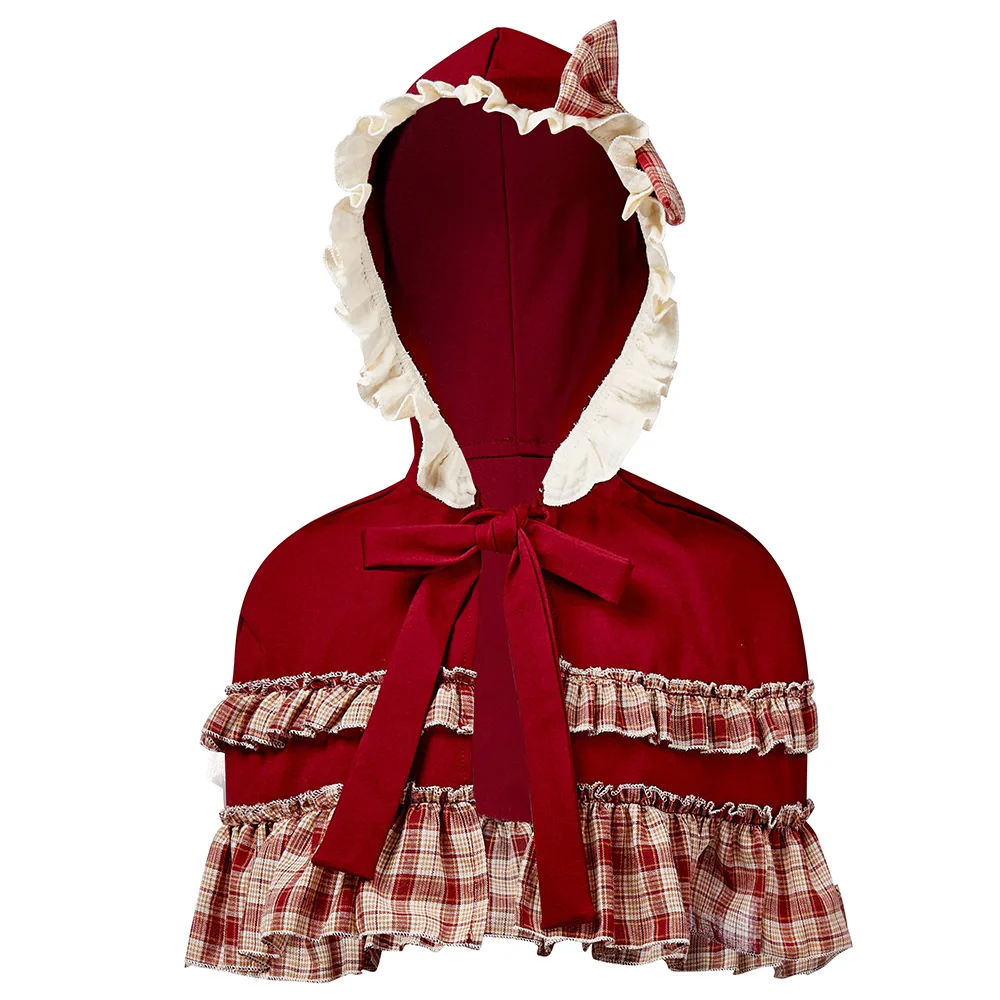 Girls Oktoberfest Dress Little Red Horseback Riding Cosplay Costume German Bavarian Bodycon Dress 4 Piece Set