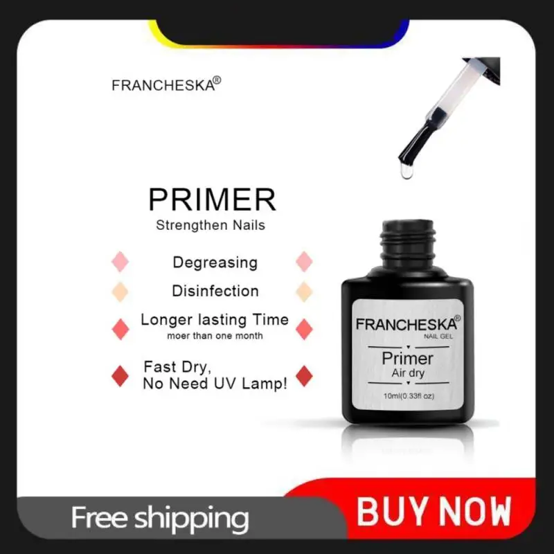 10mlBaseAndPermanentTopCoatNoWipeUVGellackFirstNailPrimer