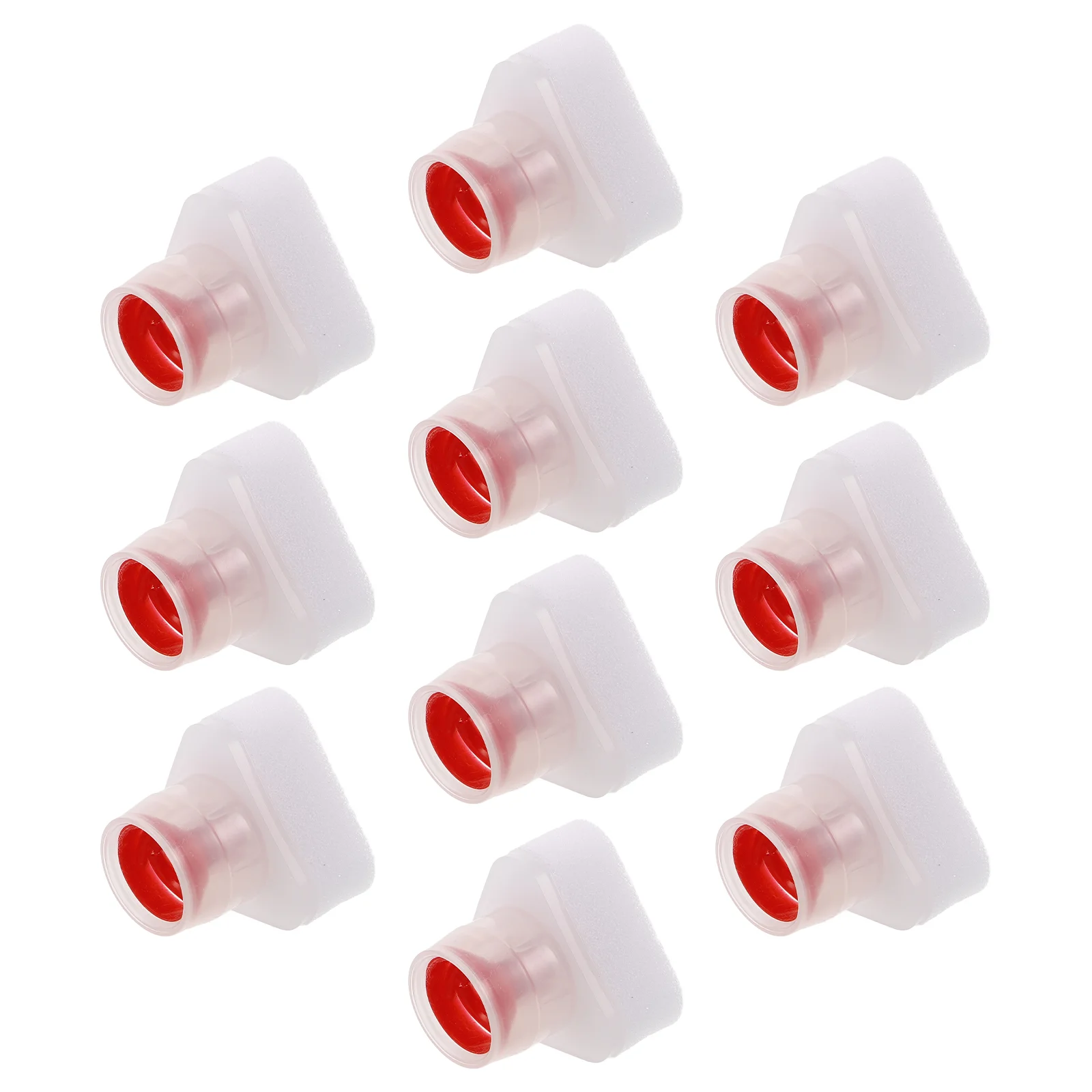 10 Pcs Shoe Polish Brush Head Shiner Ceramic Clay Car Sponges for Washing Suite 6