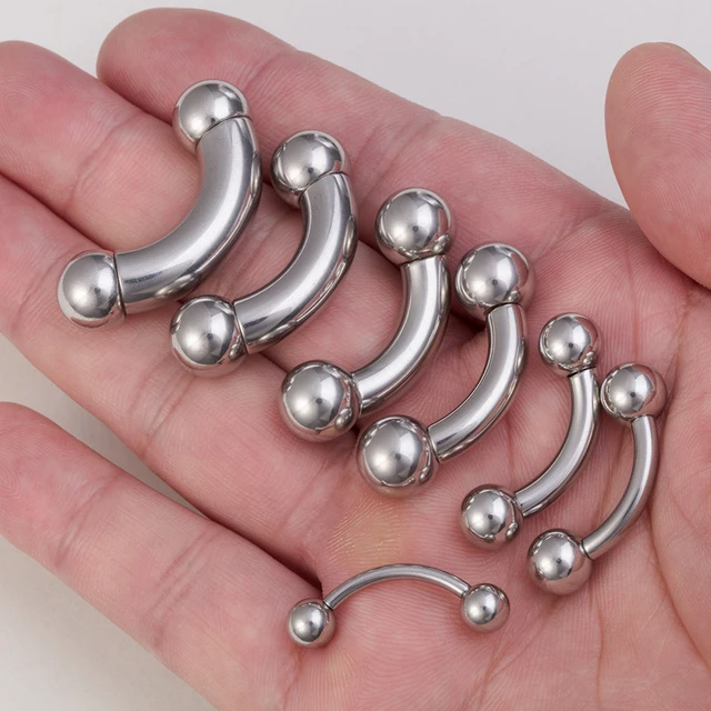 Conjunto De Piercing De Sobrancelha De Titânio, Brinco Industrial De  Cartilagem, Língua, Lábio, Nariz, Septo, Anel, Barra, Mamilo, Joias  Corporais, 1 Peça - Joias Para O Corpo - AliExpress