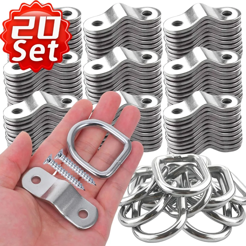 Heavy Duty D Ring Tie Down Anchor Hook