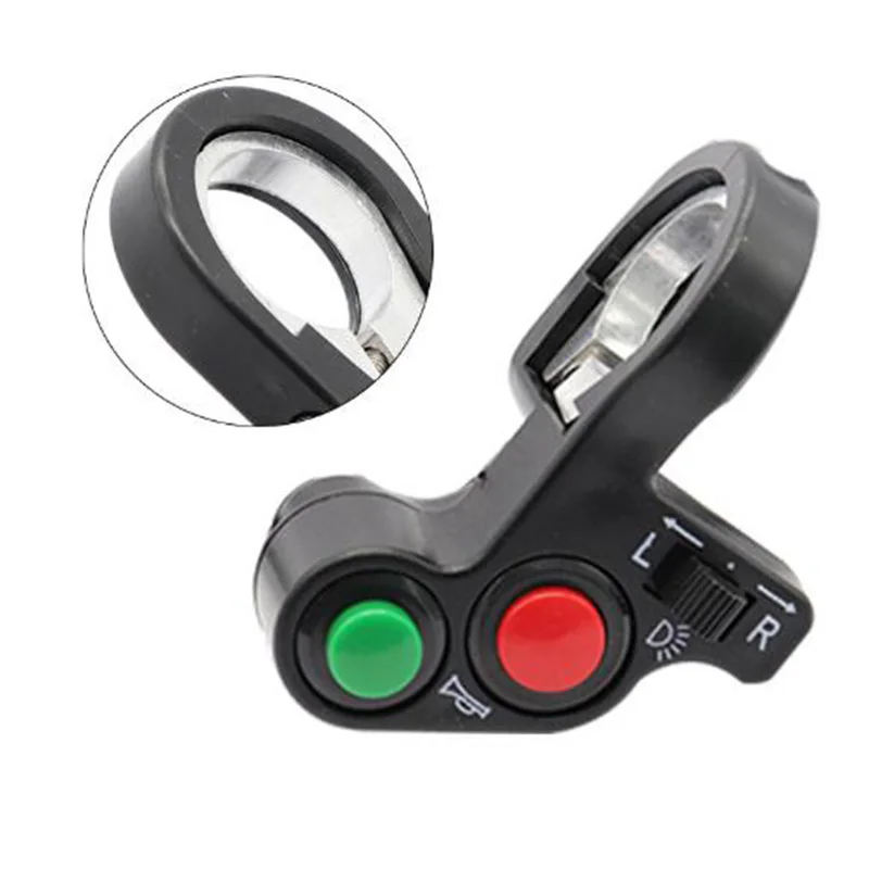 Interruptor De Manillar De Motocicleta Y Bicicleta De 7/8 ", Bocina De Arranque Eléctrico, Botón Pulsador, Accorios Para Motocicleta - AliExprs 18