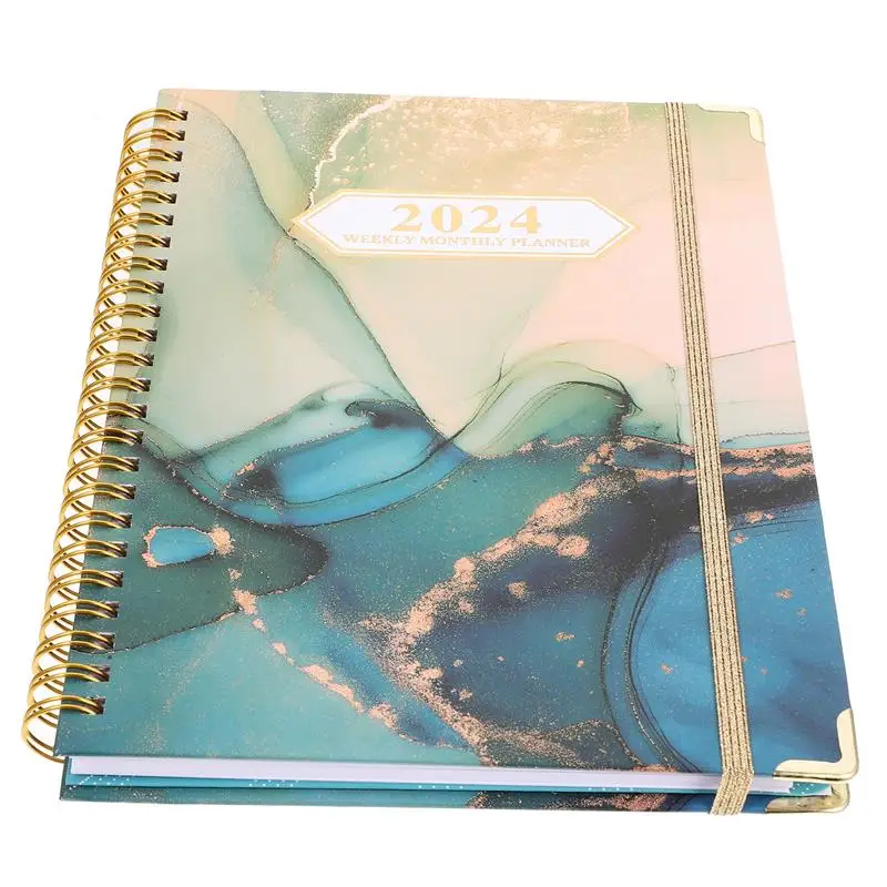 

Monthly Planner Notebook Planner Office Students Agenda Journal Daily Plan Notebook 2024 Planner Paper Accessory Newspaper