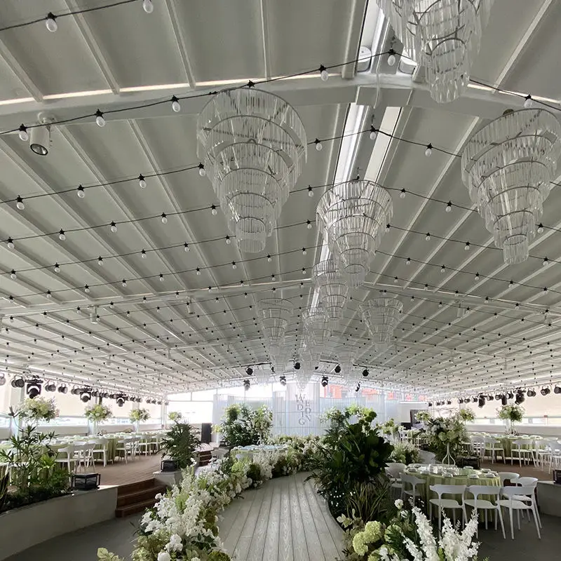 Operable Garden Aluminum Pergola Cover Gazebo Retractable Roof Awning Waterproof Design