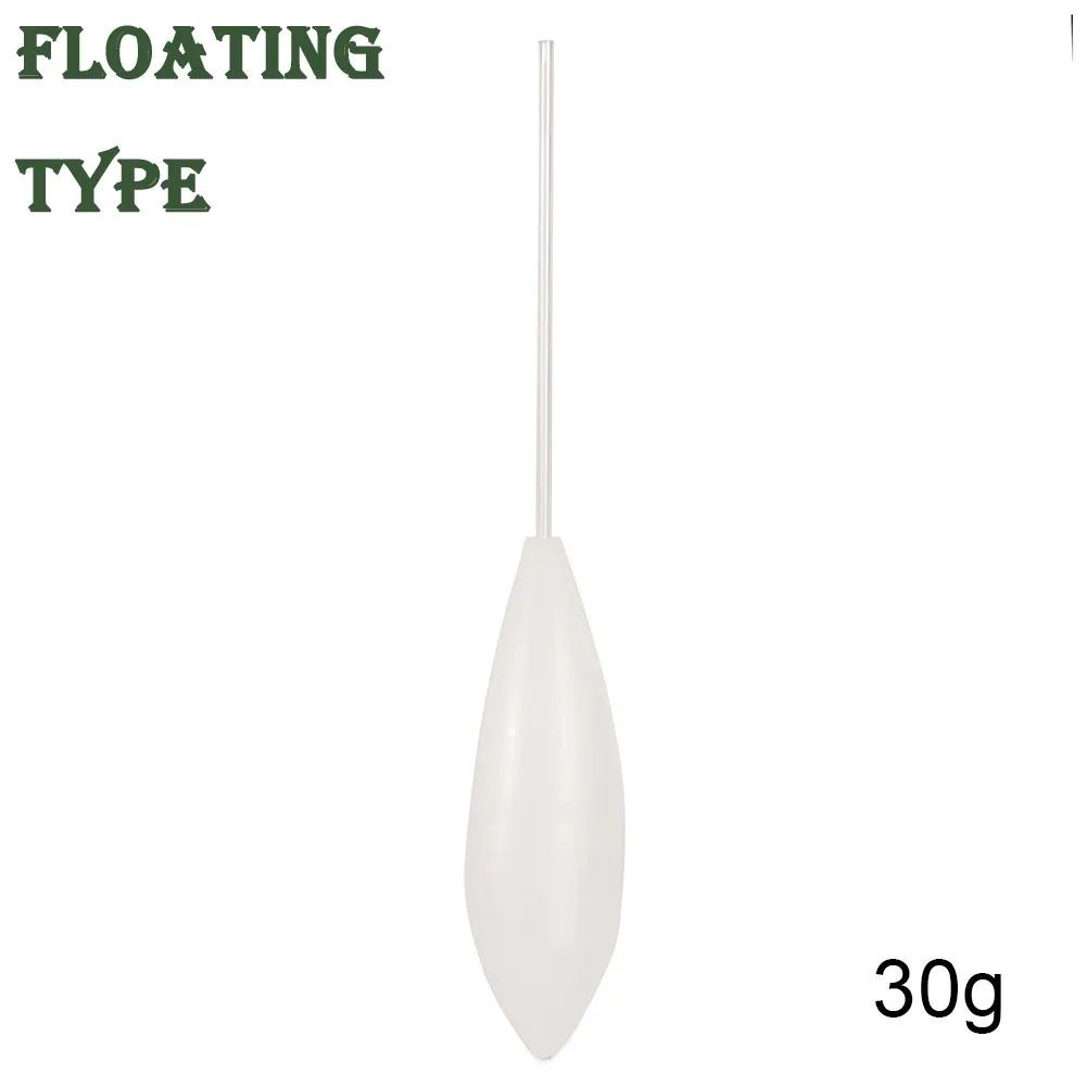 Acrylic Fishing Float Transparent Sinkend Type Casting Bobbers Clear  Bombarda Sinking Fly Fishing Spinning Floats Pesca 5-50g