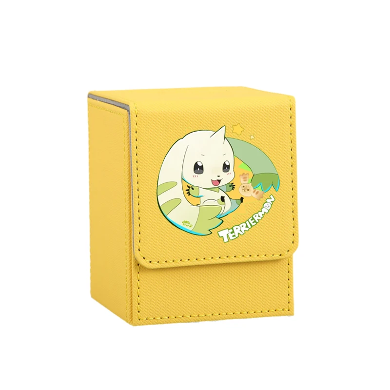 Digimon Adventure Leather Card Case with Iconic Characters Design