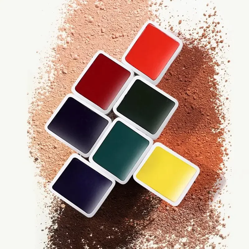 Professional Solid Watercolor Paint Set Artist 12/24 Colors Water Color for Painting Art Supplies Paul Rubens