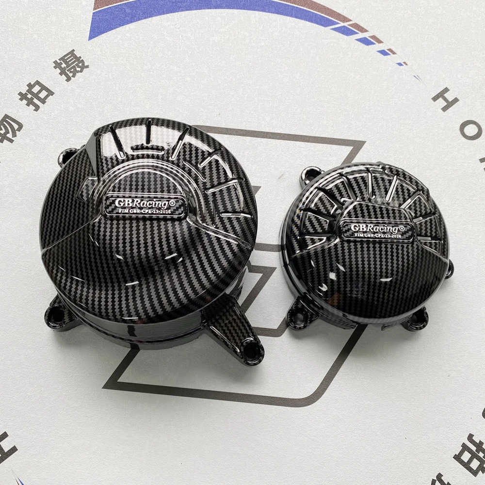 CarbonfiberprintingMotorcyclesEngineprotectivecoverForDucati