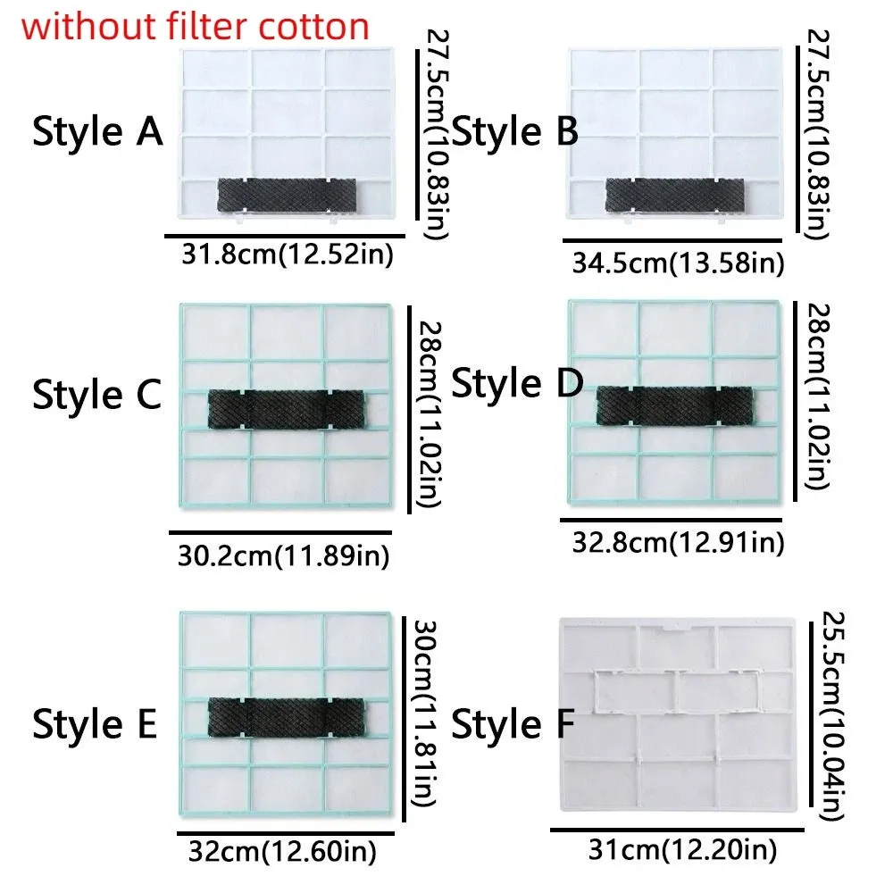 Filtro per Condizionatore ad Alta Densità, Antibatterico, Rete Filtrante Anti-Polvere per AC, Filtro per Impurità dell'Aria in Plastica - Image 6