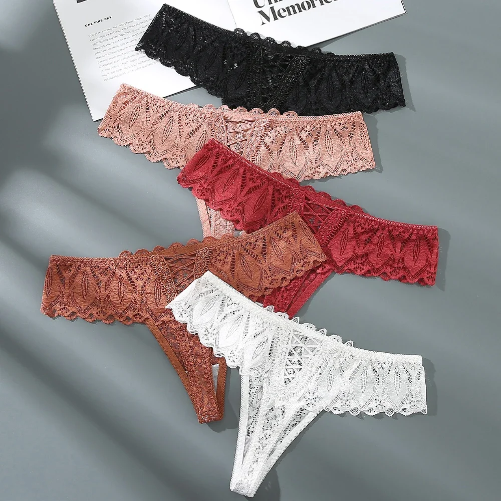 Women panties,female underwear,lace panties,womens underwear Women Sexy Panties Lace Thongs Women G-string Romantic Lingeries for Ladies T-back