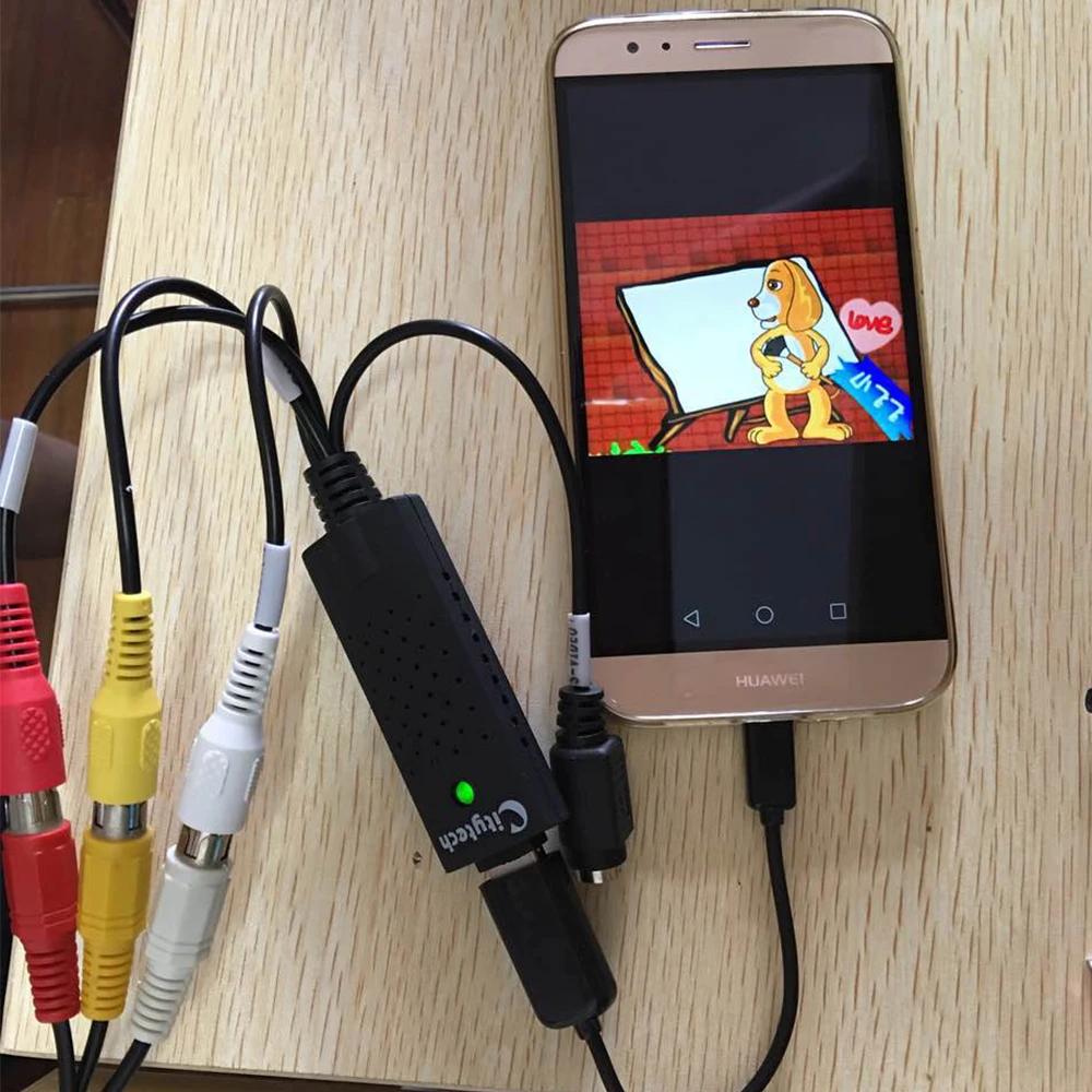 USB2.0 Capture Card For Android Phone VHS To DVD Video Acquisition Card Converter For Mac OS Linux Win7 8 XP Vista HFSECURITY