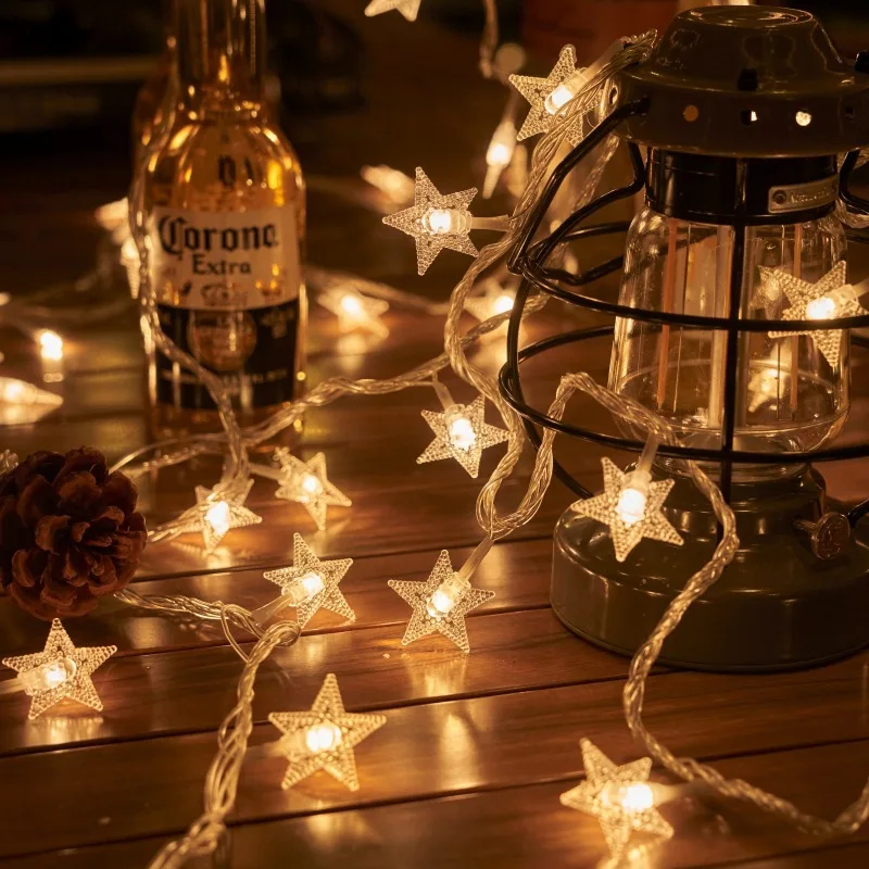LED Fairy String Lights – Star Chain for Celebrations and Decorations