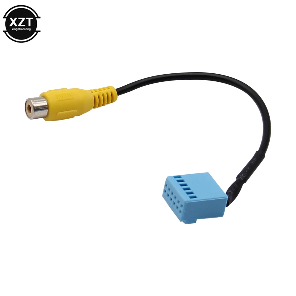 Car Rear View Camera Adapter Cable Video Connector For Skoda Volkswagen Passat B6 PQ MIB RCA Line